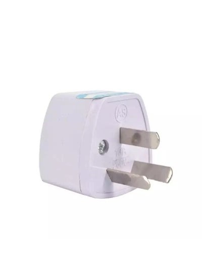 2 Pieces UK/US/EU Universal Adapter to Australian Plug 3 Pin Converter
