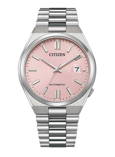 CITIZEN x Pantone NJ0158-89X Mechanical Dreamy Pink Dial Stainless Steel Watch