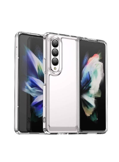 Galaxy Z Fold 4 5G Clear TPU Four Corners Protective Case Cover Transparent Soft