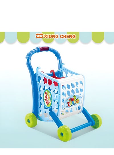 Kids 3 in 1 Shopping Cart Playset with Sensor for Boys