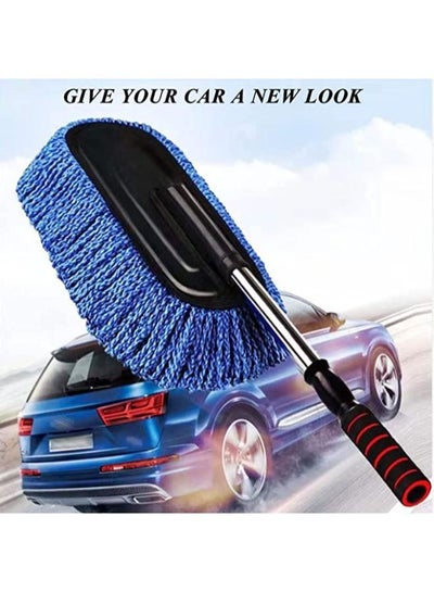 Car Duster Multipurpose Cleaning Car Brush Microfiber Car Duster with Extendable Handle for Car