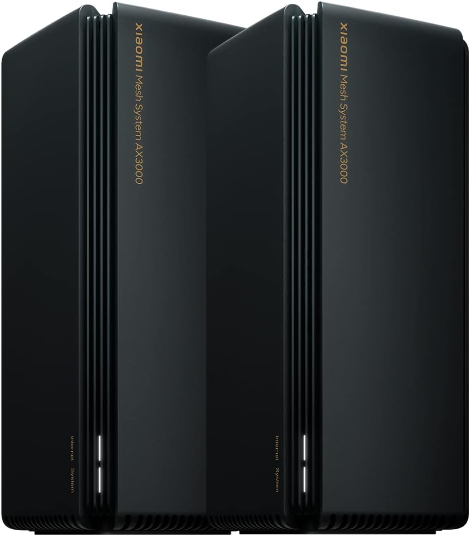 Xiaomi Mesh System AX3000 Wi-Fi 6 Router (2-Pack),