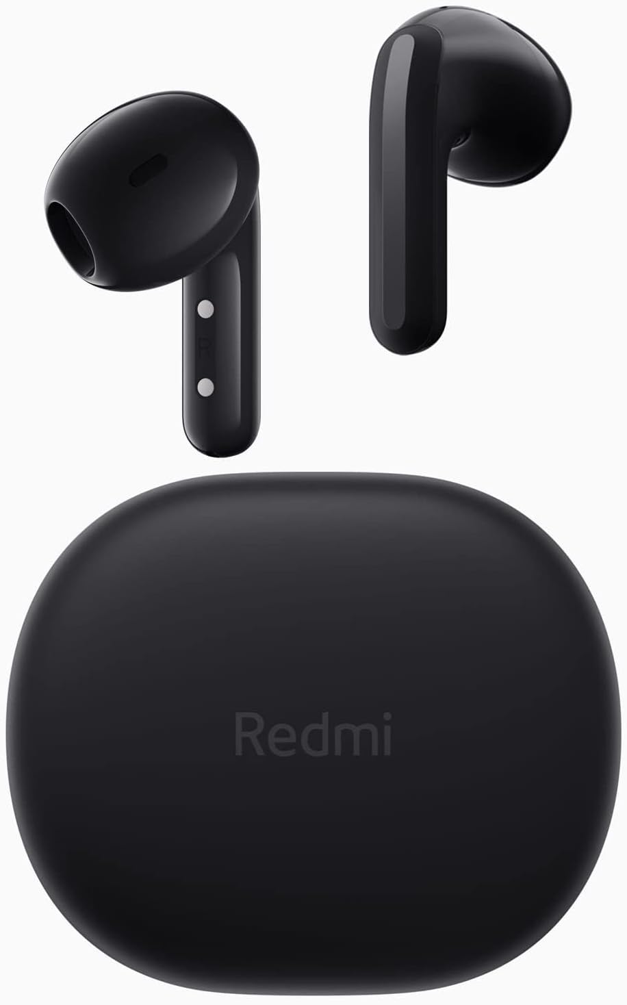 Xiaomi Redmi Buds 4 Lite TWS Wireless Earbuds, Bluetooth 5.3 Low-Latency Game Headset AI Call Noise Cancelling, IP54 Waterproof, 20H Playtime, Lightweight Comt Fit Headphones, Black, 55.5*47.2*22.2mm