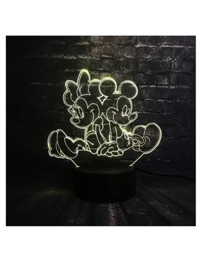 3D Color Remote Control Night Light 3D LED Lava Lamparas LED Infantil Tinker Bell Star USB Base 16 Color Change Light Night New Year Decoration Girl Child Gift Mickey Minnie