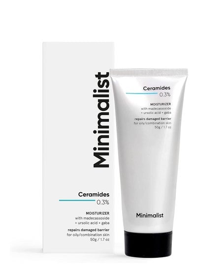 Minimalist 0 3% Ceramide Moisturizing Gel Cream For Barrier Repair Oil free Repairing Face Moisturizer For Oily Skin