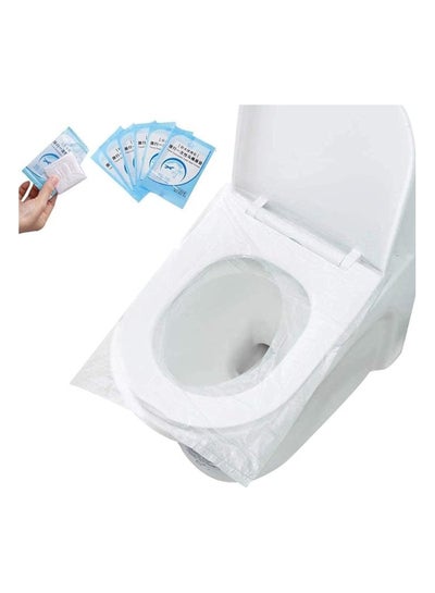 Disposable, Waterproof & Non Flushable Toilet Seat Covers (Pack of 50)
