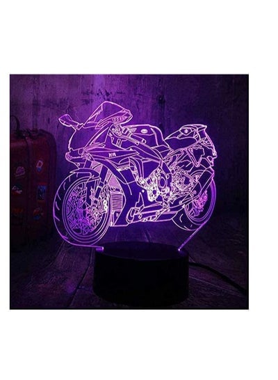 Motorcycle Bike 3D Children s Night Light LED Symphony Lamp Table Lamp Bedroom Atmosphere Decoration Light Christmas Birthday Gift Toy