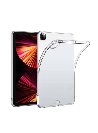 TPU Crystal Clear Soft Shell Case Cover for iPad Pro 11 inch 2021, 2020, 2018 Back Cover Transparent.