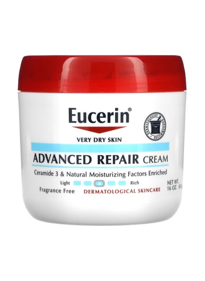 Eucerin Advanced Repair Cream Fragrance Free16 oz 454 g