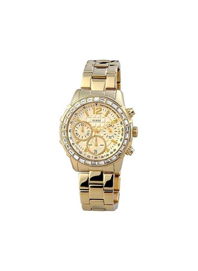 Guess Womens Quartz Watch, Chronograph Display and Stainless Steel Strap W0016L2