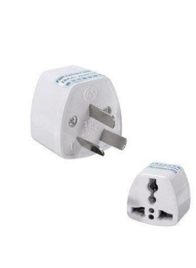 Australian Standard Conversion plug 3 flat pin plug to 3 hole socket suitable for Australia, New Zealand, and Argentina Travel
