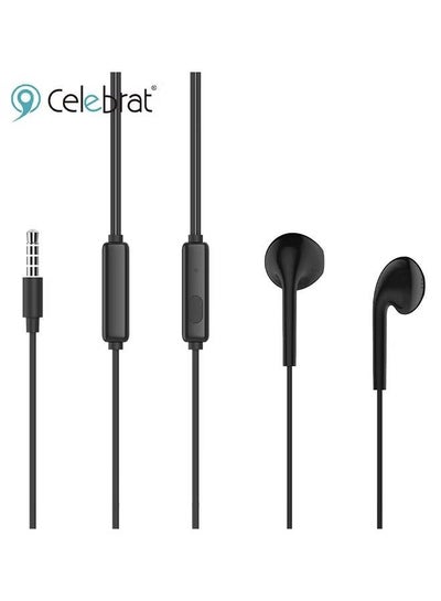 Wired G12 Earphones Sport In-Ear Deep Bass Stereo Earbuds Handfree for All Android Smartphones Black
