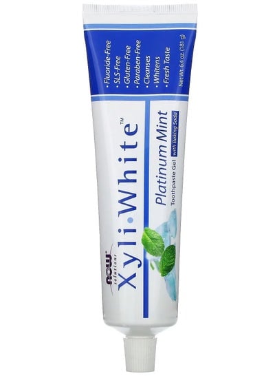 Solutions XyliWhite Toothpaste Gel Platinum Mint 6.4 oz 181 g