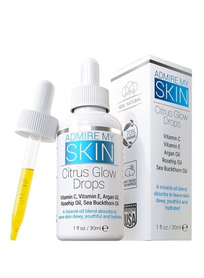 Vitamin C Face Oil - With Vitamin E Oil Plus Argan Oil Plus Rosehip Oils And Serums - This Beauty Facial Oil Provides Your Skin With A Dewy, Youthful Glow -...