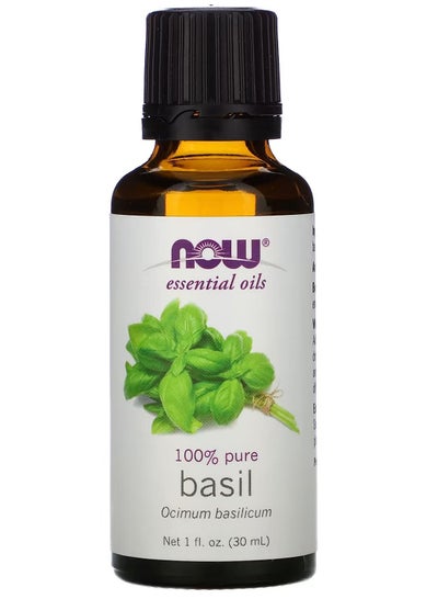 NOW Foods Essential Oils Basil 1 fl oz 30 ml