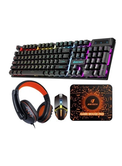 4 in 1 Gaming kit including RGB Keyboard Mouse Headset & Mouse For PC
