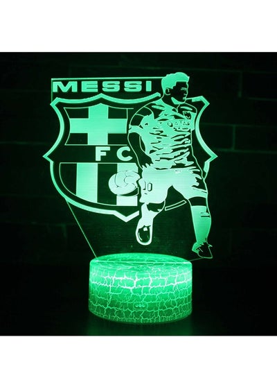 Anime Football Player LED Night Light Lamp for Bedroom Decoration Kids Gift Football Player Table 3D Lamp Messi