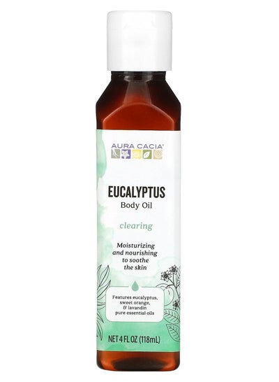 Aromatherapy Body Oil Clearing Eucalyptus 4 fl oz 118 ml