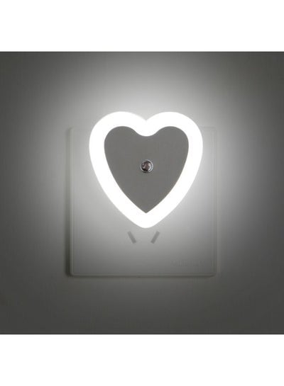 LED-Wall Night Heart Shape Light (Plug-in), Smart Dusk to Dawn Sensor, Automatic Night Lights, Suitable for Bedroom, Bathroom, Toilet, Stairs,Kitchen and hallway-UK Plug