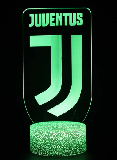 Five Major League Football Team 3D LED Multicolor Night Light Touch 7/16 Color Remote Control Illusion Light Visual Table Lamp Gift Light Team Juventus