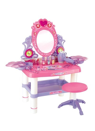 Musical Dressing Table Playset with Accessories Bundle for Girls