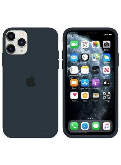 Silicone Cover Case for iphone 12/12 Pro Midnight Blue