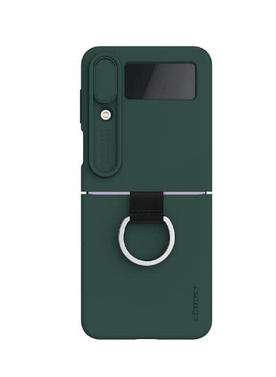 Samsung Galaxy Z Flip4 5G CamShield Silky silicon case Green