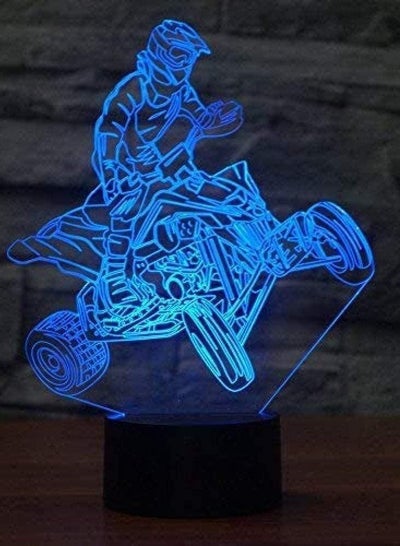 Anime 3D Light Night Light Color Change LED Touch Remote Control Desk Lamp Decoration Light Children s Gift Touch 7 Colors Desert 4 wheels  Bike