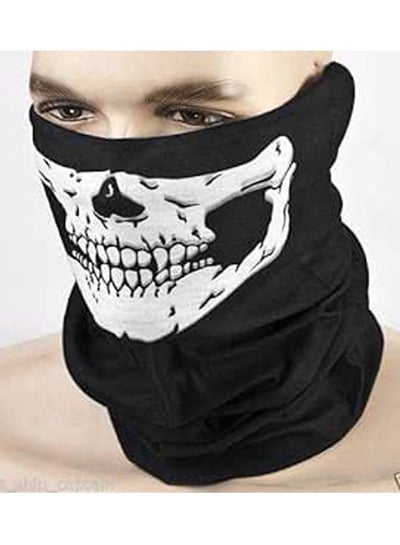 Brain Giggles Half Face Skeleton Mask for Horror Themed Party