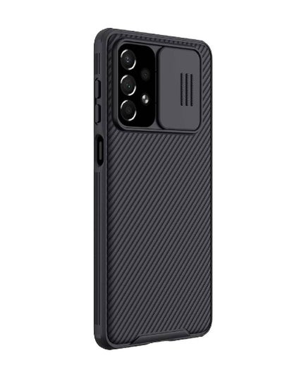 Samsung Galaxy A73 (5G) Case, CamShield Slim case Protective Cover with Camera Protector Hard PC TPU Ultra Thin Anti-Scratch Phone Case (Black)