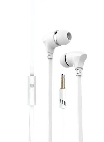 Wired G3 Earphones Sport In-Ear Deep Bass Stereo Earbuds Handfree for All Android Smartphones White