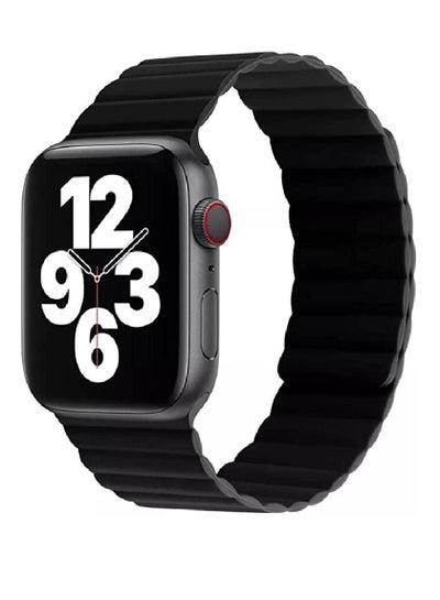 Replacement Adjustable Magnetic Strap Compatible with Apple Watch Series 8/7/SE/6/5/4/3/2/1 45mm 44mm 42mm | Ultra 49mm Black