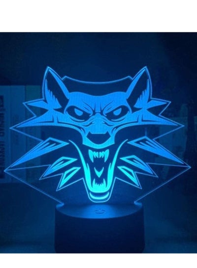 3D Illusion Light led Night Light Creative for Living Room Decor with USB Boys Child Birthday Holiday Gifts Wolf King