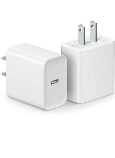 iPhone Fast Charger Block [2 Pack] 20W USB C Wall Charger PD Adapter Compatible with iPhone 14//14 Pro/14 Pro Max/14 Plus/13/12/11/Xs Max/XR/X/SE, iPad Pro/Mini, Galaxy, Google Pixel 5/4/3 and More
