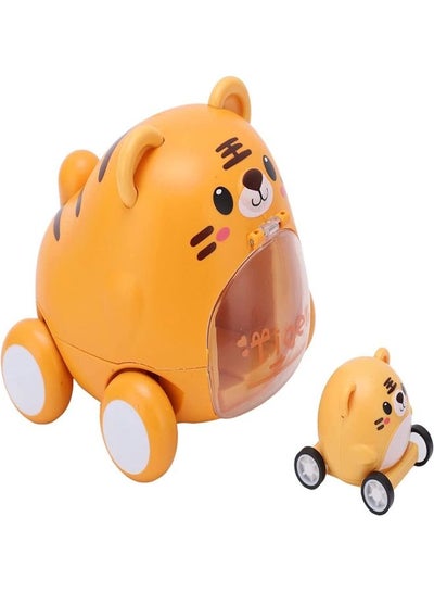 Inertia Toy Car Montessori Cartoon Car Tiger Toy For Kids