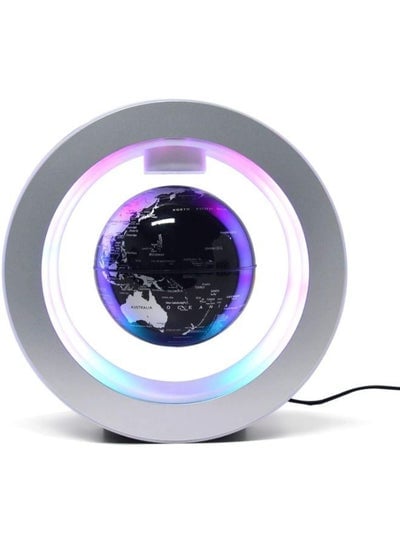 Magnetic Floating Globe  Levitation Rotating World Map with Multicolor Light Base