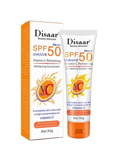 Organic Vitamin C Sunscreen SPF 50 Instant Sunscreen Oil Free 50g