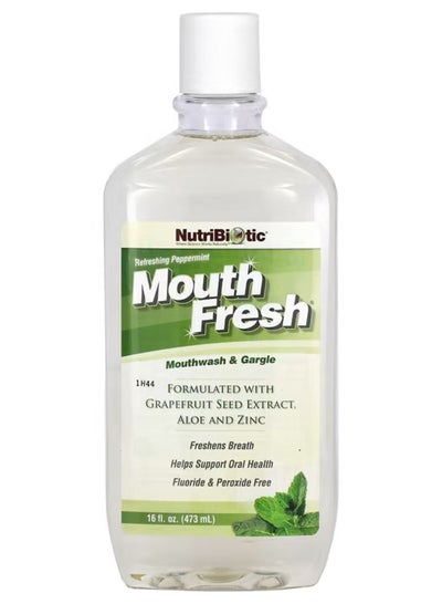 Mouth Fresh Mouthwash Gargle Refreshing Peppermint 16 fl oz 473 ml