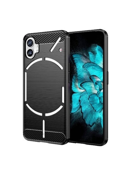 Ultra Slim Shock Absorption Soft TPU Drawing Protective Cases Cover for Nothing Phone 1 Black