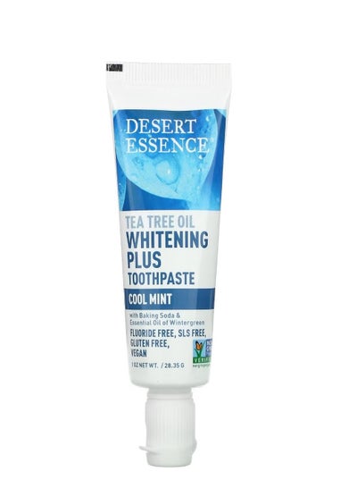 Desert Essence Whitening Tea Tree Oil with Fresh Mint Toothpaste 1 oz 28.35 g