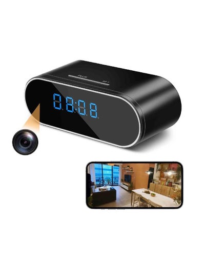 Hidden Camera,Spy Camera HD 1080P WiFi Alarm Clock Camera with Night Vision/Motion Detection/Loop Recording Wireless Security Camera,Monitor Video Recorder Nanny Cam