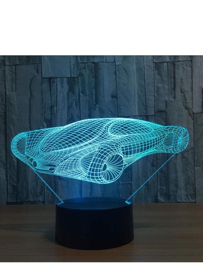 Multicolour Bedside Table Lamps Super Cool Science Fiction Car 16 Color Lamp 3D Visual Led Night Lights For Kids Touch Usb Table Baby Sleeping Nightlight Remote And Touch Indoor Lighting