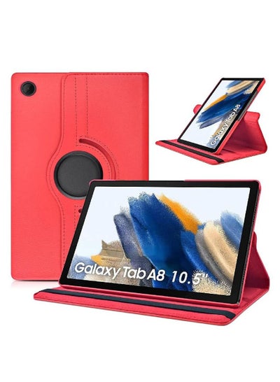 Galaxy Tab A8 Case 10.5 inch,Auto Sleep/Wake 360° Rotating Stand Folio Leather Case