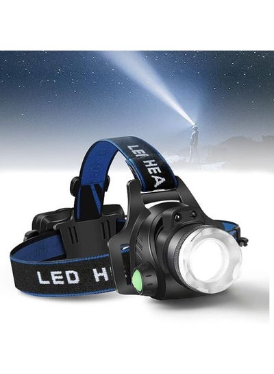 Waterproof Lightweight USB Rechargeable LED Head Light for Outdoor Running Hunting Hiking Camping Gear
