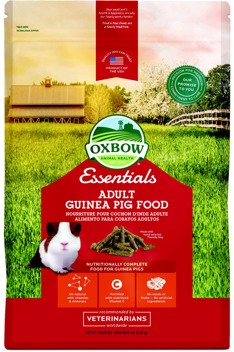 Oxbow Ess Adult Guinea Pig 5 lb