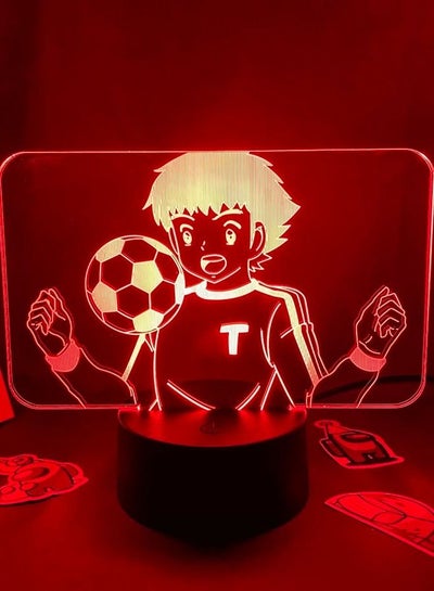 Anime Football Player 3D Lamp Annie Light  Touch and Remote Mode Tsubasa