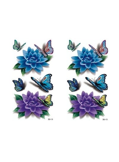 2 Pieces Temporary Tattoo Sticker Sheets