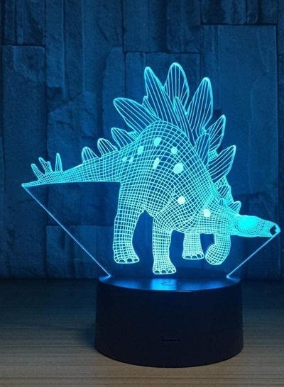 3D Illusion Lamp Led Night Light Acrylic Shuttle 7 Colors Table Lamp Novelty Children s Birthday Holiday Gift Sleep Table Lamp Dinosaur Dragon