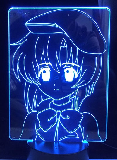 pretty Newest Anime High School DxD Figure 3D Light Child GirlsHigh School DxD Multicolor Night Lights Birthday Gift Room 3D Lamp Manga Present Manga Anime High School DxD Kids Room Decor