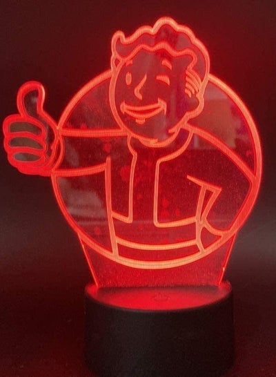 Game Fallout Shelter 3D LED Multicolor Night Light Touch Sensor Color Changing Nightlight Gift for Kids Child Decorative Lamp